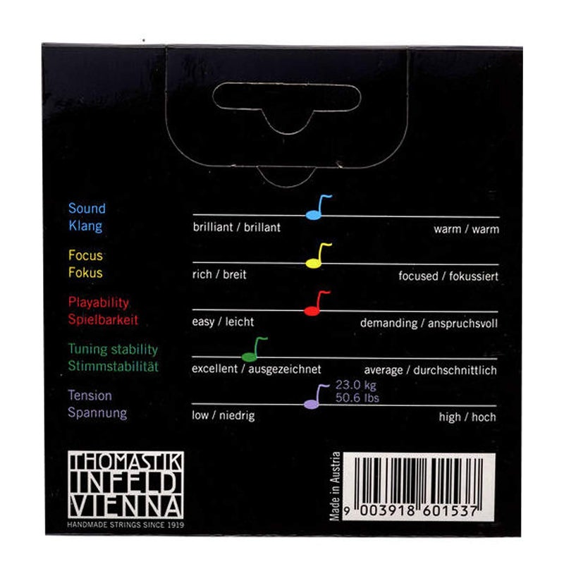 Thomastik-Infeld Thomastik Vision Titanium Solo Violin Strings Set, Titanium 4/4 Size - Image 2
